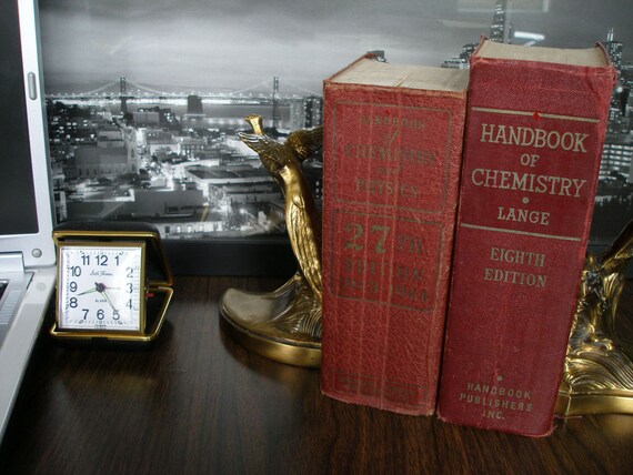 Set of Vintage Chemistry Books Handbook of by vintagelovesandmore