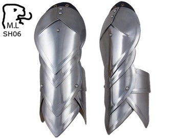 New elves armor pair of Shoulder in stainless steel. SH06