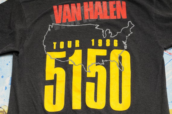 van halen 5150 tour shirt