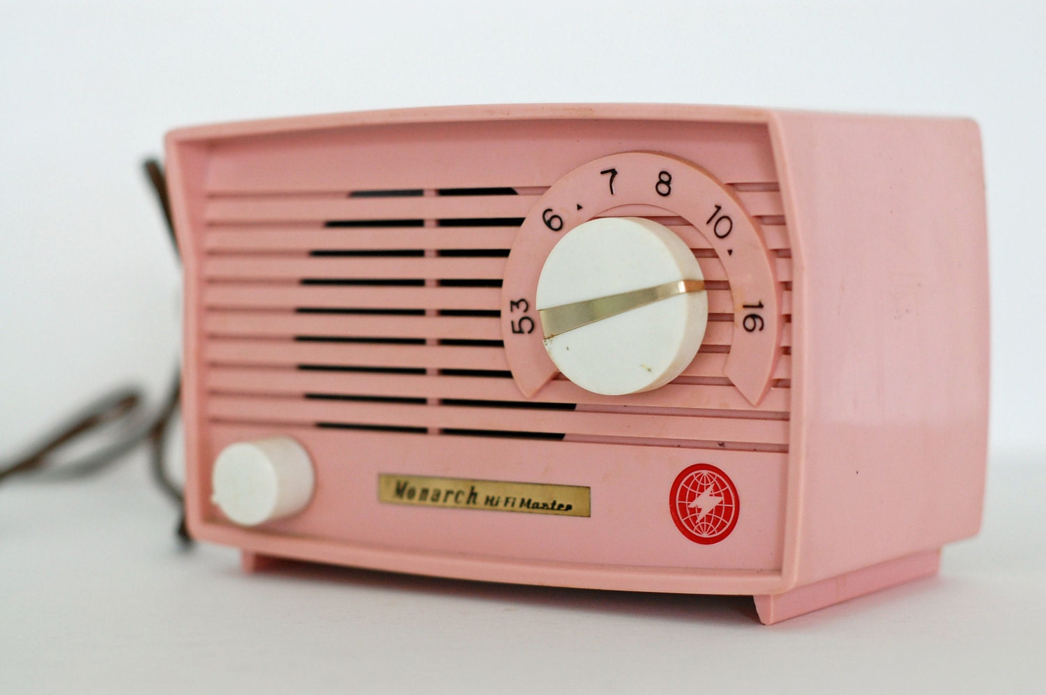 Vintage Pink 1960s AM Radio MidCentury Design by ...
