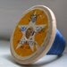 Statement Ring from Vintage Spool- Mustard Star