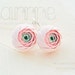 Delicate ranunkulyus, earrings