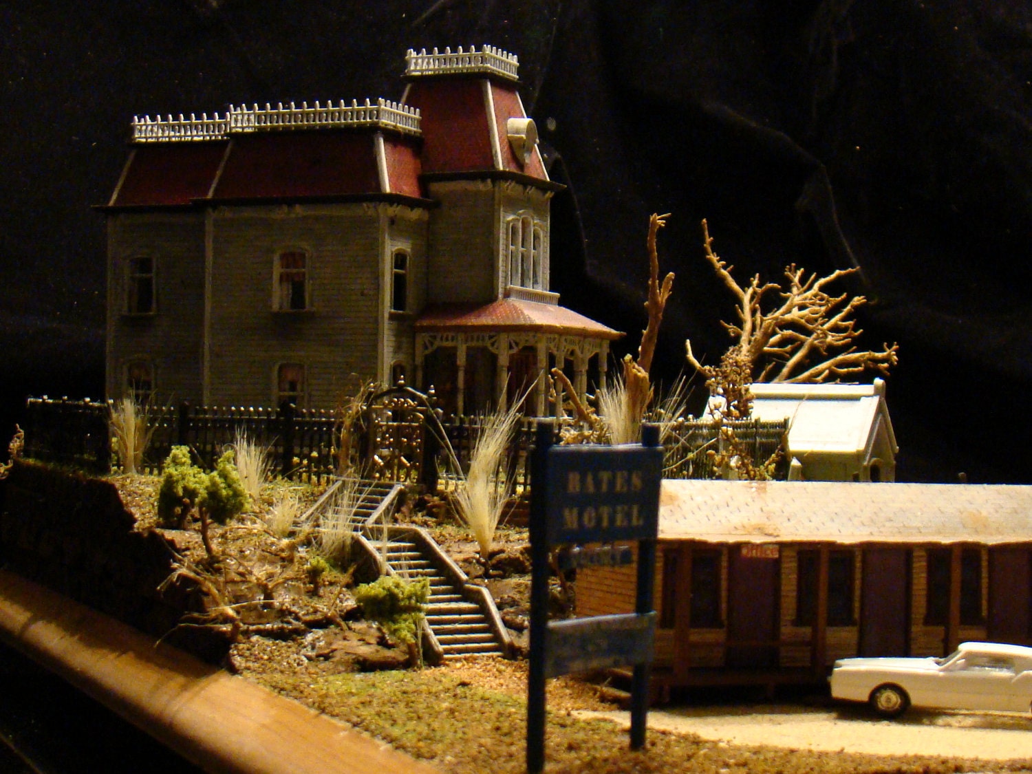 Bates Mansion and Motel from the movie Psycho