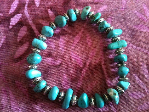 Turquoise Bracelet by MothersOnTheMountain on Etsy