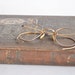 Vintage Wire Frame Eyeglasses Antique Spectacles Old Eye Glasses Victorian Eyewear Metal