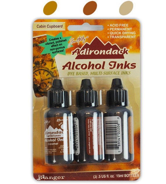 Tim Holtz Adirondack Alcohol Ink Set-Cabin by Creativetrunk