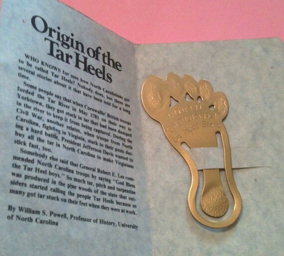 North Carolina Tar Heel State Bookmark