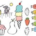100% PC Recycled Sweet Things Cards & Envelope (PACK OF 6) Adorable Note Card Set