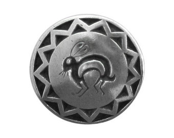Danforth Southwest Rabbit 7/8 inch ( 22 mm ) Pewter Metal Button