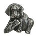 Danforth Rascal Puppy 3/4 inch ( 19 mm ) Pewter Metal Button