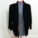 90s grunge black & white striped mini dress