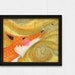 Orange Fox Children's Wall Art, Fine Art Print, Nursery Art, 8x10 Print, Art for Kids Room, Whimsical Art, Giclee Print, Cute Animal Art