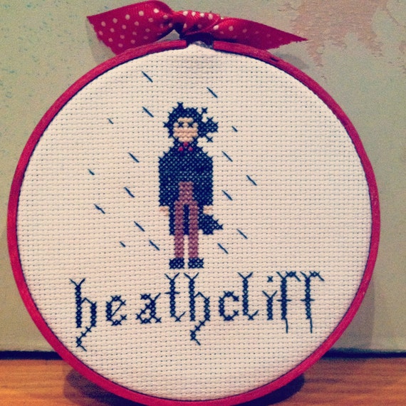 Heathcliff from Wuthering Heights Cross Stitch Pattern