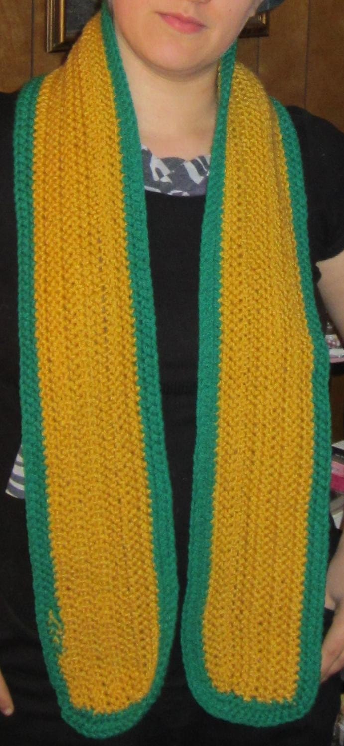green yellow scarf