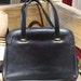 PRICE CUT- Vintage 1950's Kadin Black Purse With Gold Fasteners-Mint Condition, Must see