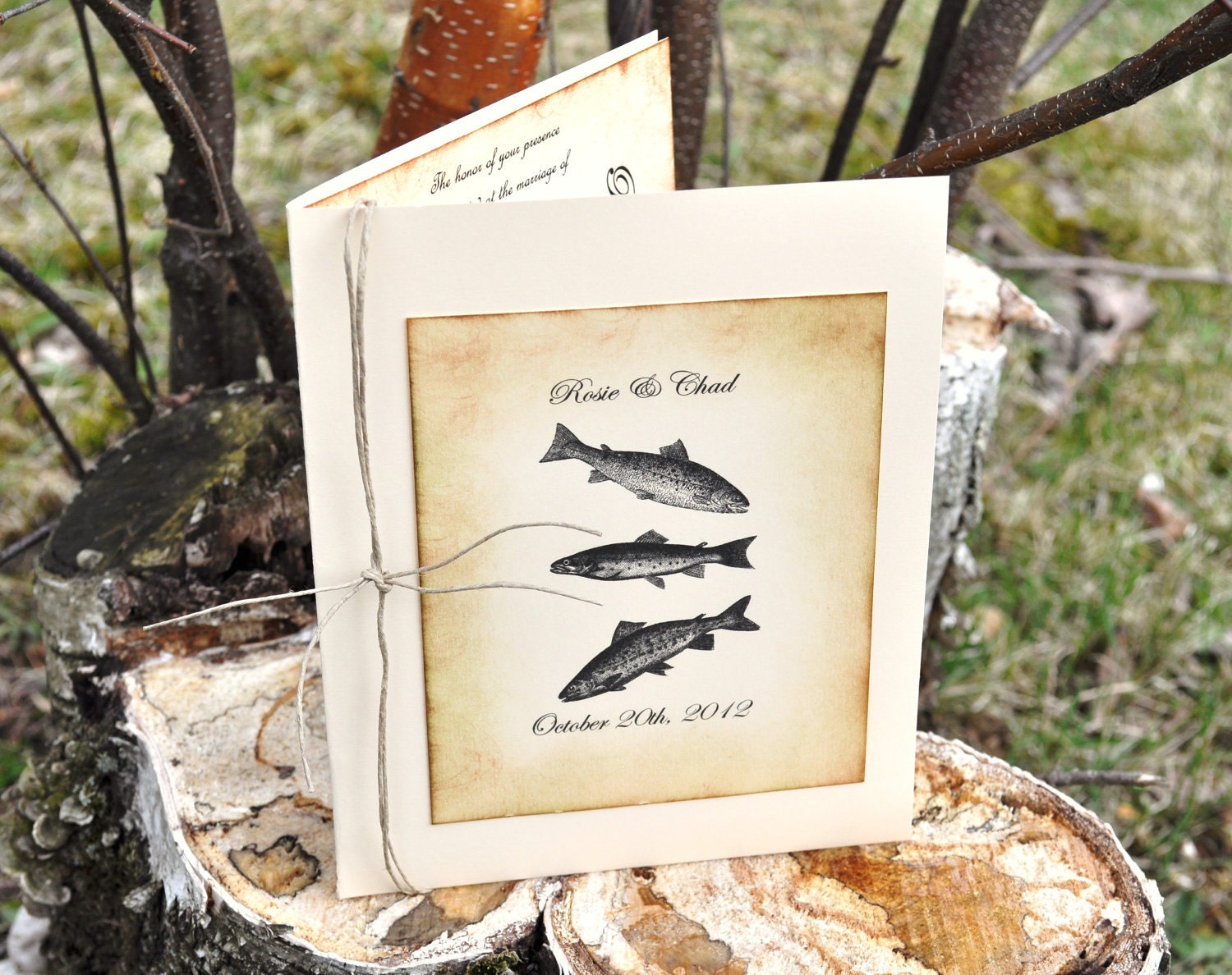 Fishing Wedding Invitations Fish Wedding Camo Wedding