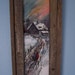 Watercolor Winter Scene with Barnwood Frame