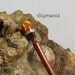 Hair stick - Handmade from red ironbark and acrylic resin.