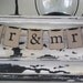 MR & MRS - Bride and Groom - Wedding Banner Decoration - Engagement Party, Wedding Shower, wedding or photo prop