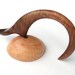 Wooden hair accessory, Hair sticks, Hair fork, Wood, Walnut, Hairpin, Handmade