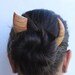 Wooden hair accessory, Hair sticks, Hair fork, Wood, Plum tree, Hairpin, Handmade