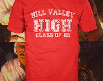 Hill Valley High t-shirt, back to the future american apparel, Also available on crewnecks and hoodies
