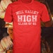 hill valley high school t shirt