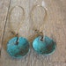 Verdigris Copper Earrings- Bohemian Style