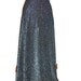 1970s Silver lurex long skirt by Personal a Division of Leslie Fay - size 18 (XL/XXL)