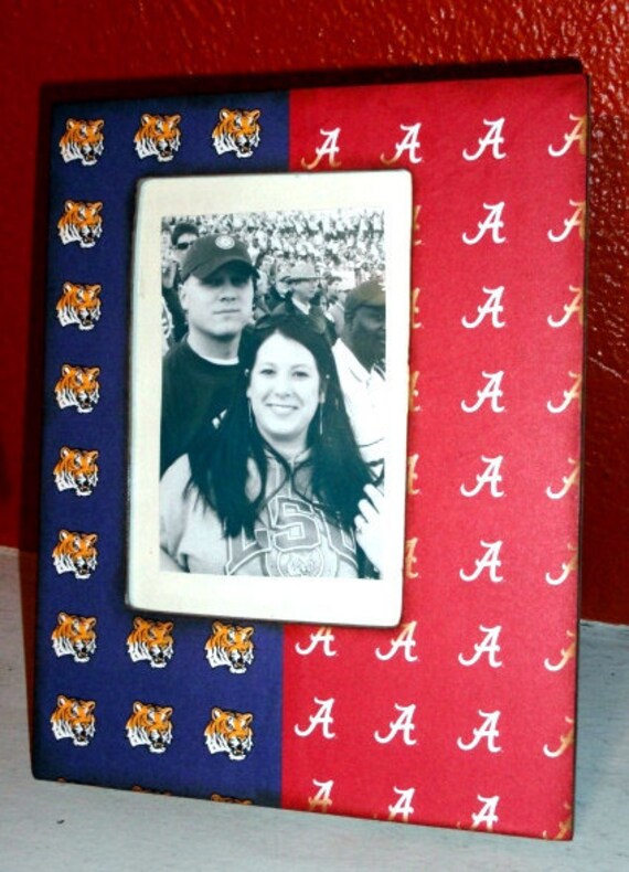 LSU/Alabama House Divided Picture Frame