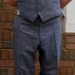 mens vest and pants tweed