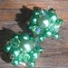 Vintage Mint Green Clip-on Earrings