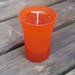 mini Frosted glass filled Gel Candle Dragon's Blood