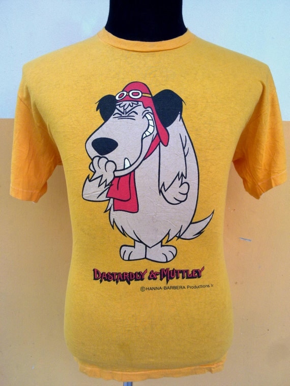 Vintage 80's DASTARDLY & MUTTLEY Cartoon T-Shirt