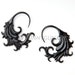 12G Horn Onda Gauged Plugs Organic Hand Carved Body Piercing Jewelry Earrings 12 Gauge