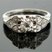 1930s Engagement Ring - 18k White Gold and Diamond Ring