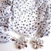 Women Scarf, Grey Polka Dot Scarf,