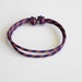 Simple Rope Bracelet - Electric Purple
