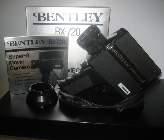 Bentley Bx 720 Super 8 Movie Camera W Original Box Etc