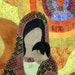 RESERVED FOR SARAH, Quilted wall hanging of Mother and Child