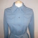 S M Small Medium Vintage 60s Western Rockabilly Baby Blue Button Up Studded Hipster Indie Henry Lee Small Medium S M Shirt Blouse