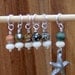 Stitch Markers "Ocean" Ocean Jasper Set of 6