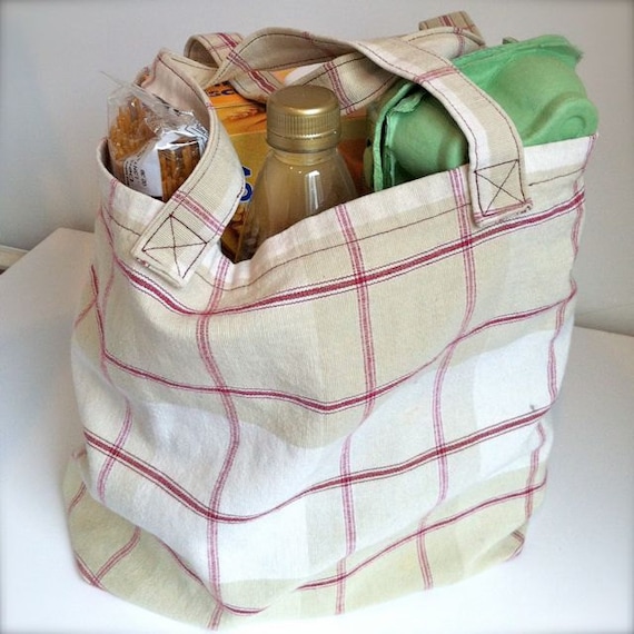 Tote Bag / Grocery Bag / Shopping Bag / Market Bag Sewing