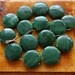 SALE - 25mm Beautiful Green Jasper Gemstone Beads - 14.5 inch strand, 15 beads