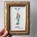 Hip hop Mermaid cross stitch -- French fish pun, ironic wall art