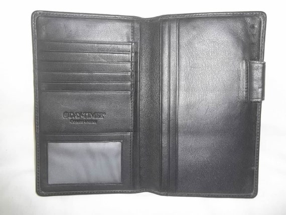 NEW Vintage Leather Wallet Daytimer for Men LOTS of