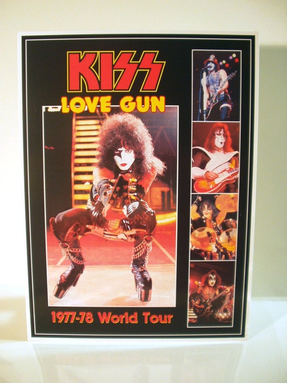 KISS Paul Stanley Love Gun 1977-78 Tour Stand-Up Display by kiss76