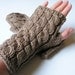 SALE OFF 30% Hand knitted Women Fingerless Gloves size XS-S