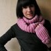 SALE off 50% Hand knitted Women Collar Neck warmer Pink