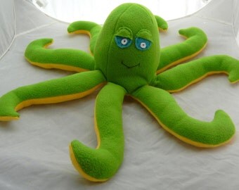 Squeaky Dog Toy Plushy - Octopus - Made To Order